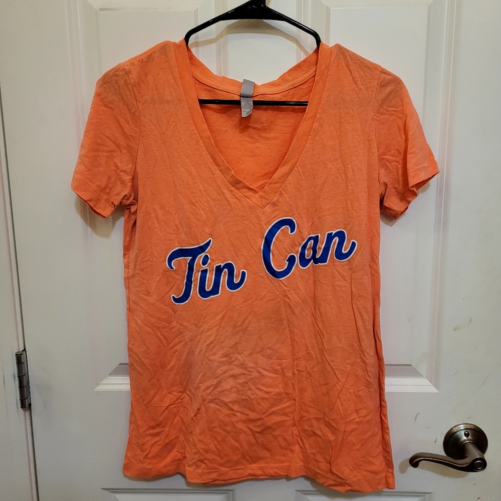 Short sleeve v neck top